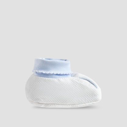 Giggles Booties with Textured Cuff, Slip-On