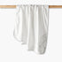 Giggles Receiving Blanket with Hot Air Balloon Embroidery - White / 0-6 mths