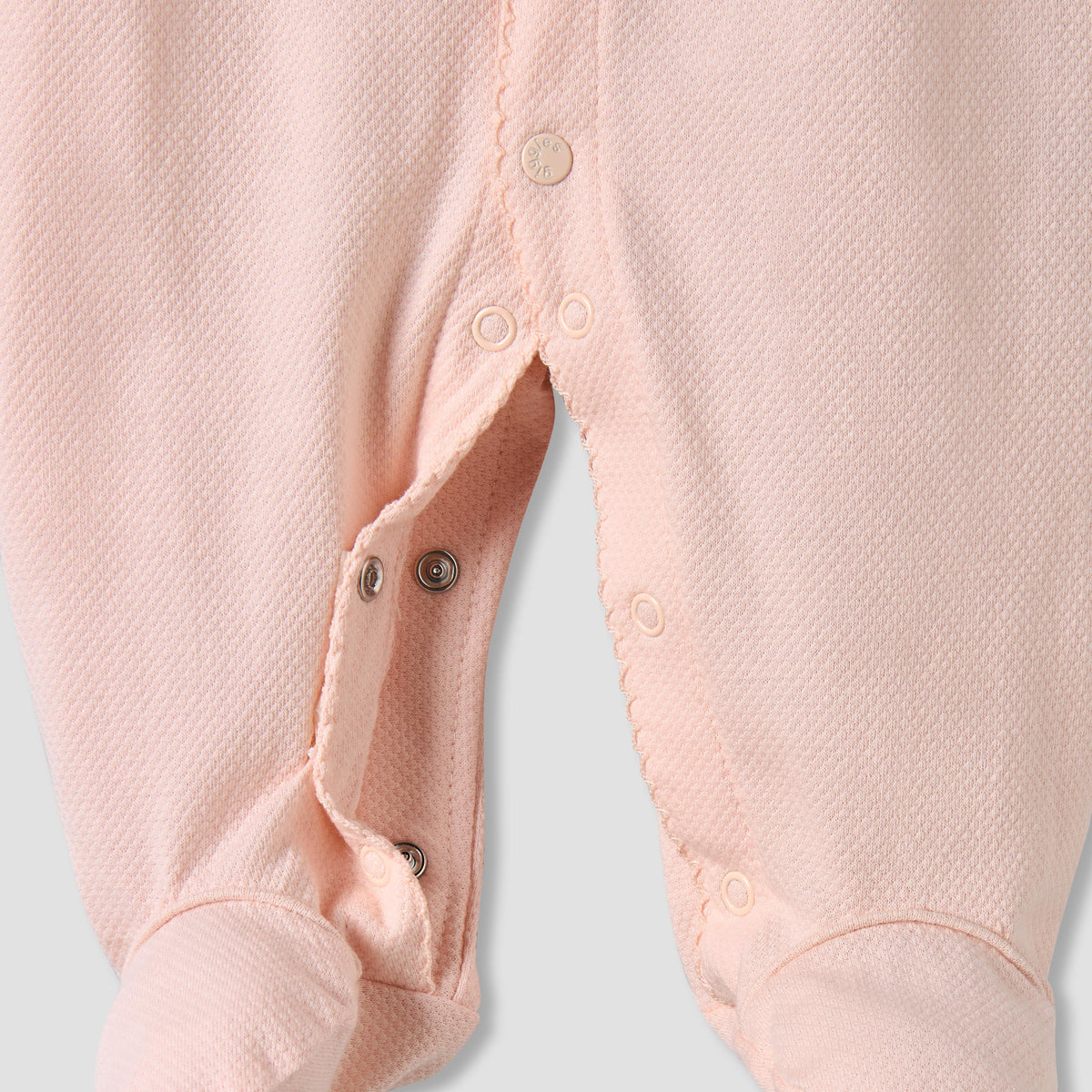 Giggles Cotton Long Sleeves Sleepsuit with Hot Air Balloon Embroidery