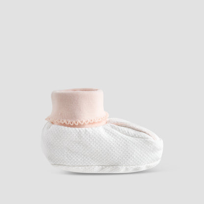 Giggles Booties with Textured Cuff