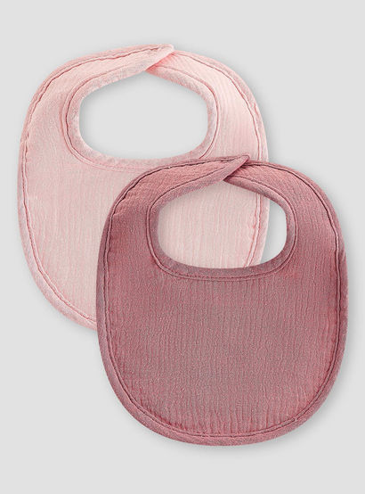 Pack of 2 Giggles Baby Bib with Snap Button Closure-baby-feeding-bibs-image-1