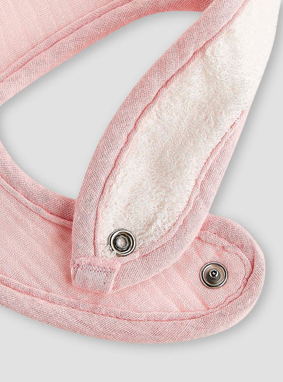 Pack of 2 Giggles Baby Bib with Snap Button Closure-baby-feeding-bibs-image-6