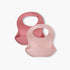 Juniors Solid Silicone Bib - Set of 2