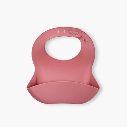 Juniors Solid Silicone Bib - Set of 2