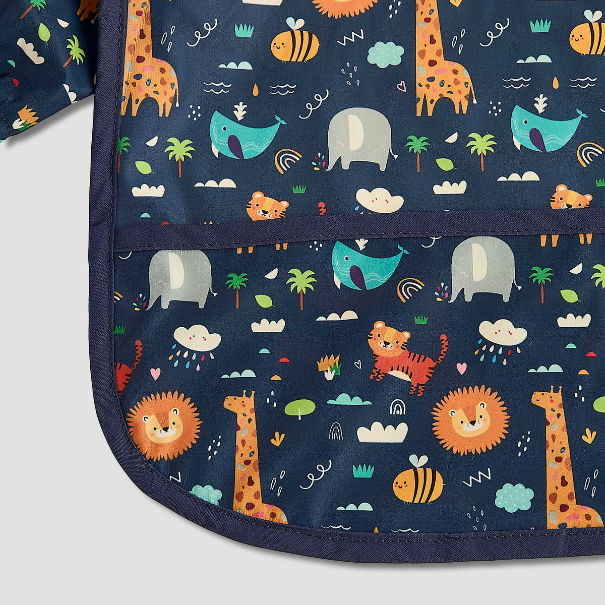 Juniors Baby Bib with Animal Print