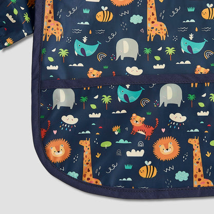 Juniors Baby Bib with Animal Print