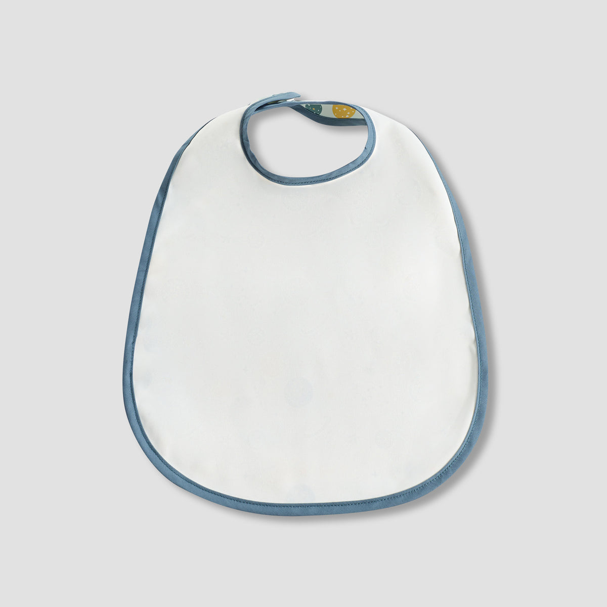 Pack of 2 Juniors Baby Bib with Snap Button Closure