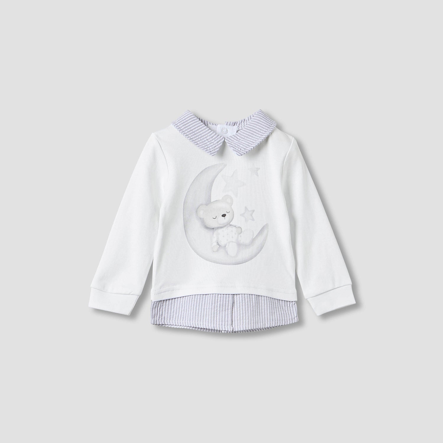 Giggles Printed Collared T-shirt and Pyjama Set