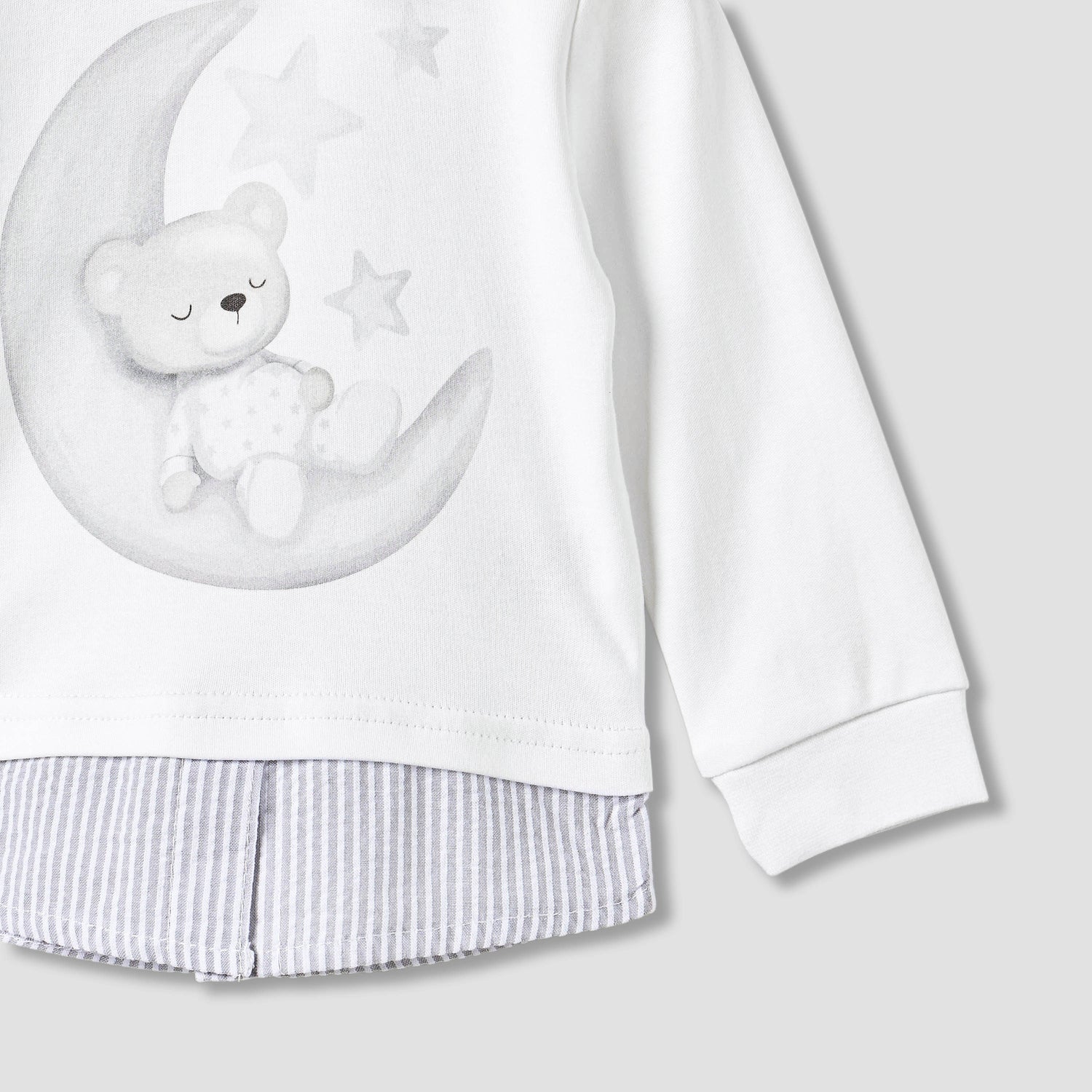 Giggles Printed Collared T-shirt and Pyjama Set