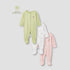 Juniors Printed Closed Feet Sleepsuit with Long Sleeves - Set of 3 - Multicolour / 12-18 mths