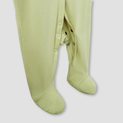 Juniors Printed Closed Feet Sleepsuit with Long Sleeves - Set of 3