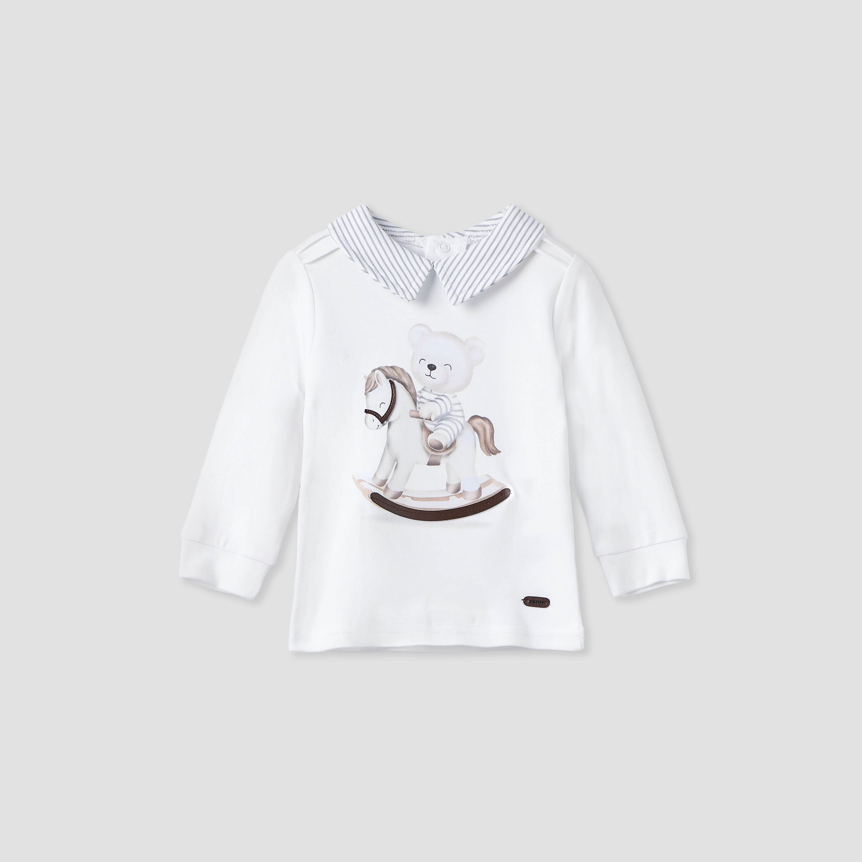 Giggles Printed Collared T-shirt and Pyjama Set