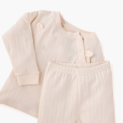 Juniors Ear Applique T-shirt and Textured Pyjama Set