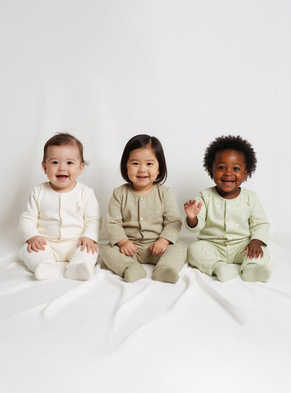 Juniors Printed Closed Feet Sleepsuit with Long Sleeves - Set of 3-baby-boys-clothing-nightwear-sleepsuits-image-2