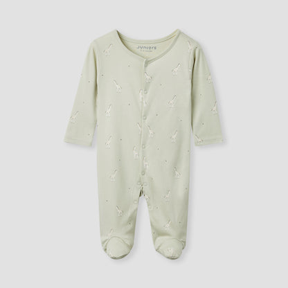 Juniors Printed Closed Feet Sleepsuit with Long Sleeves - Set of 3