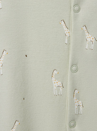 Juniors Printed Closed Feet Sleepsuit with Long Sleeves - Set of 3-baby-boys-clothing-nightwear-sleepsuits-image-9