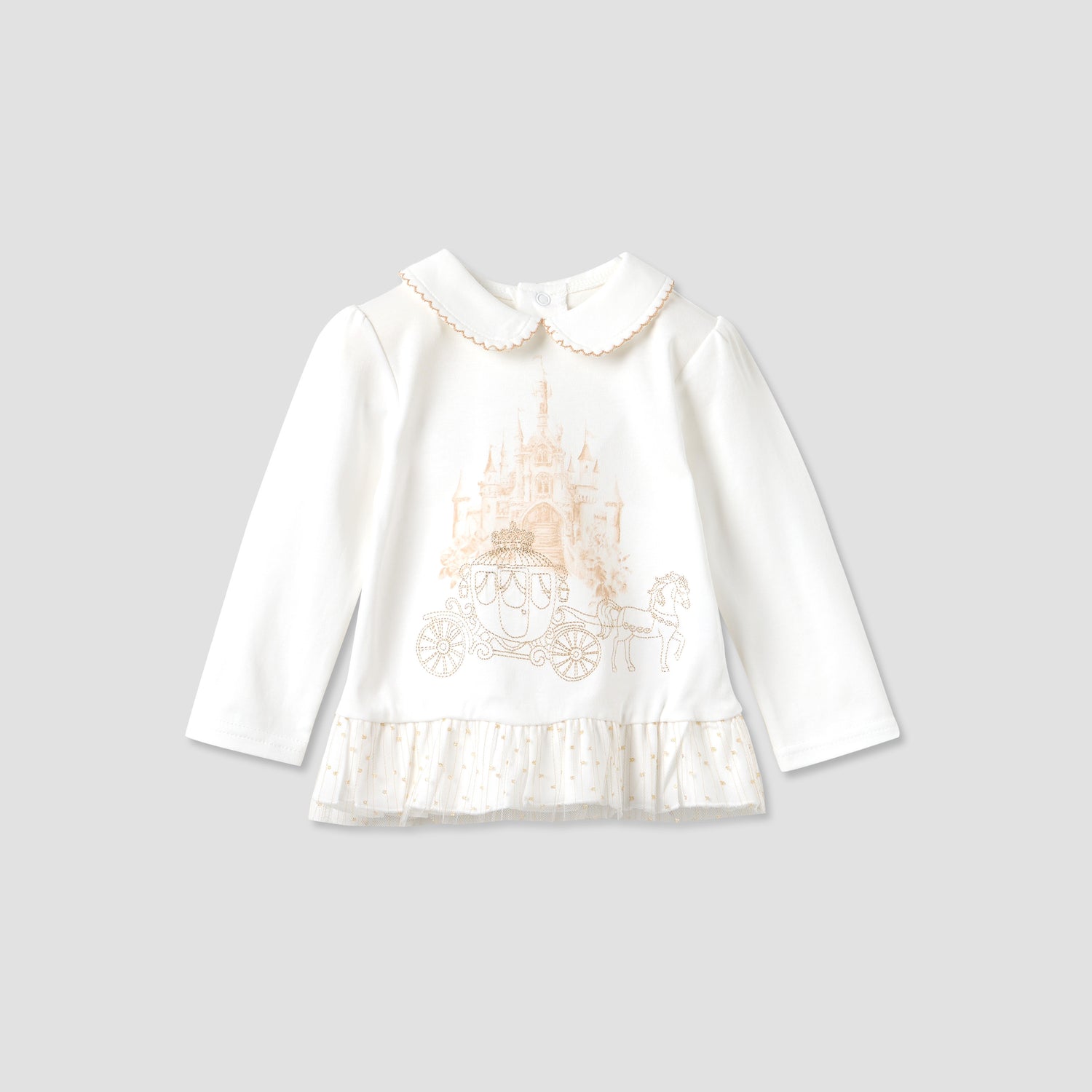 Giggles Printed Collared Top and Pyjama Set
