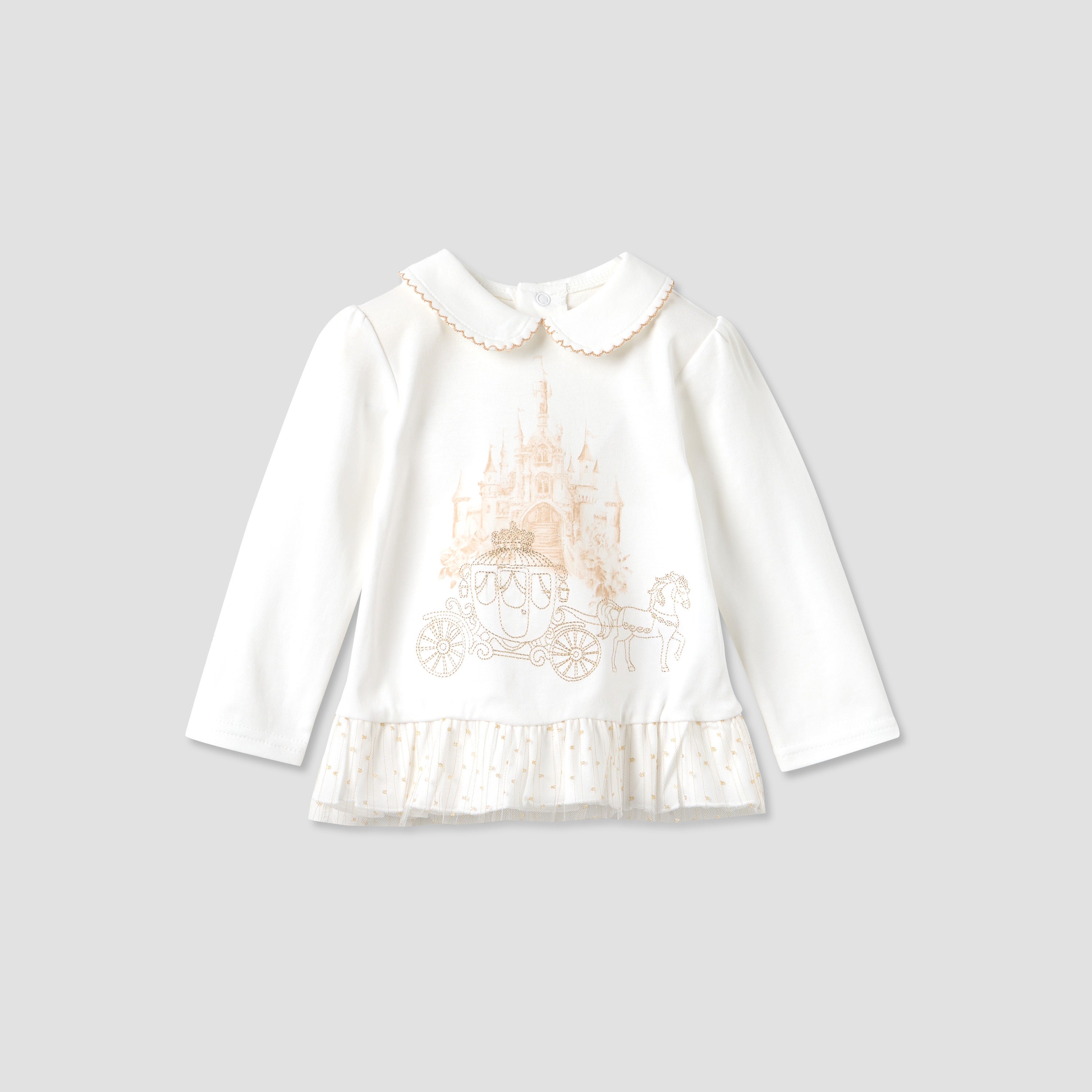 Giggles Printed Collared Top and Pyjama Set