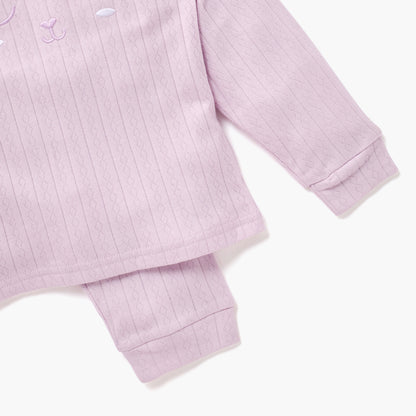 Juniors Ear Applique T-shirt and Pyjama Set