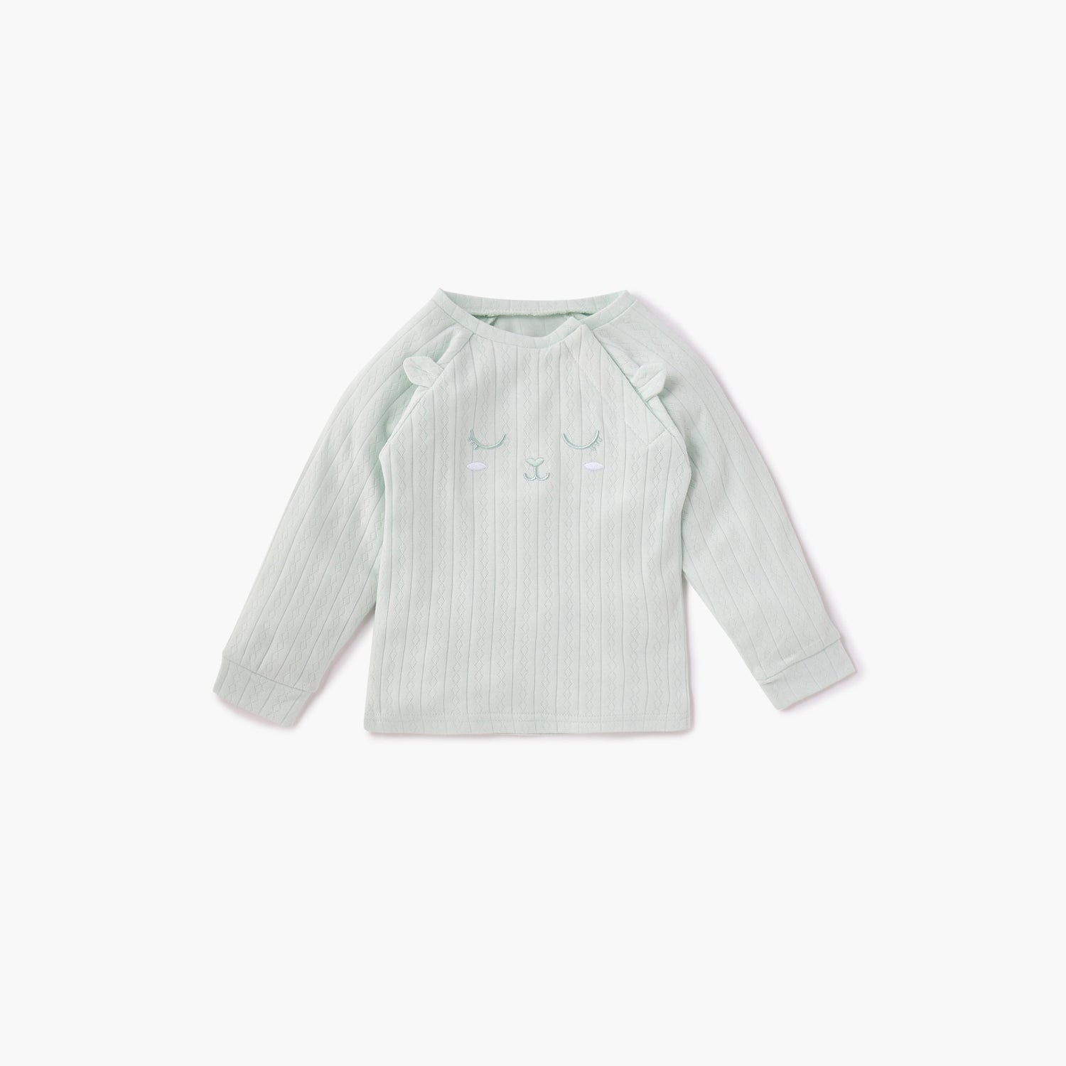 Juniors Embroidered T-shirt and Pyjama Set