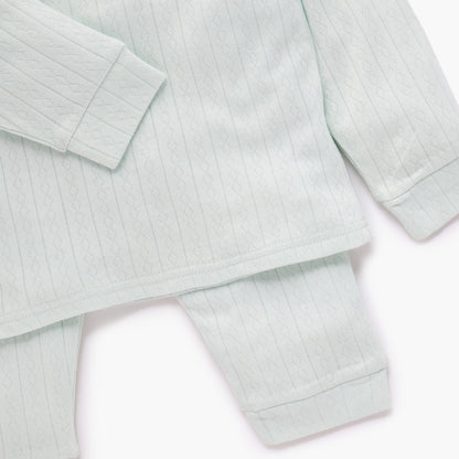 Juniors Embroidered T-shirt and Pyjama Set