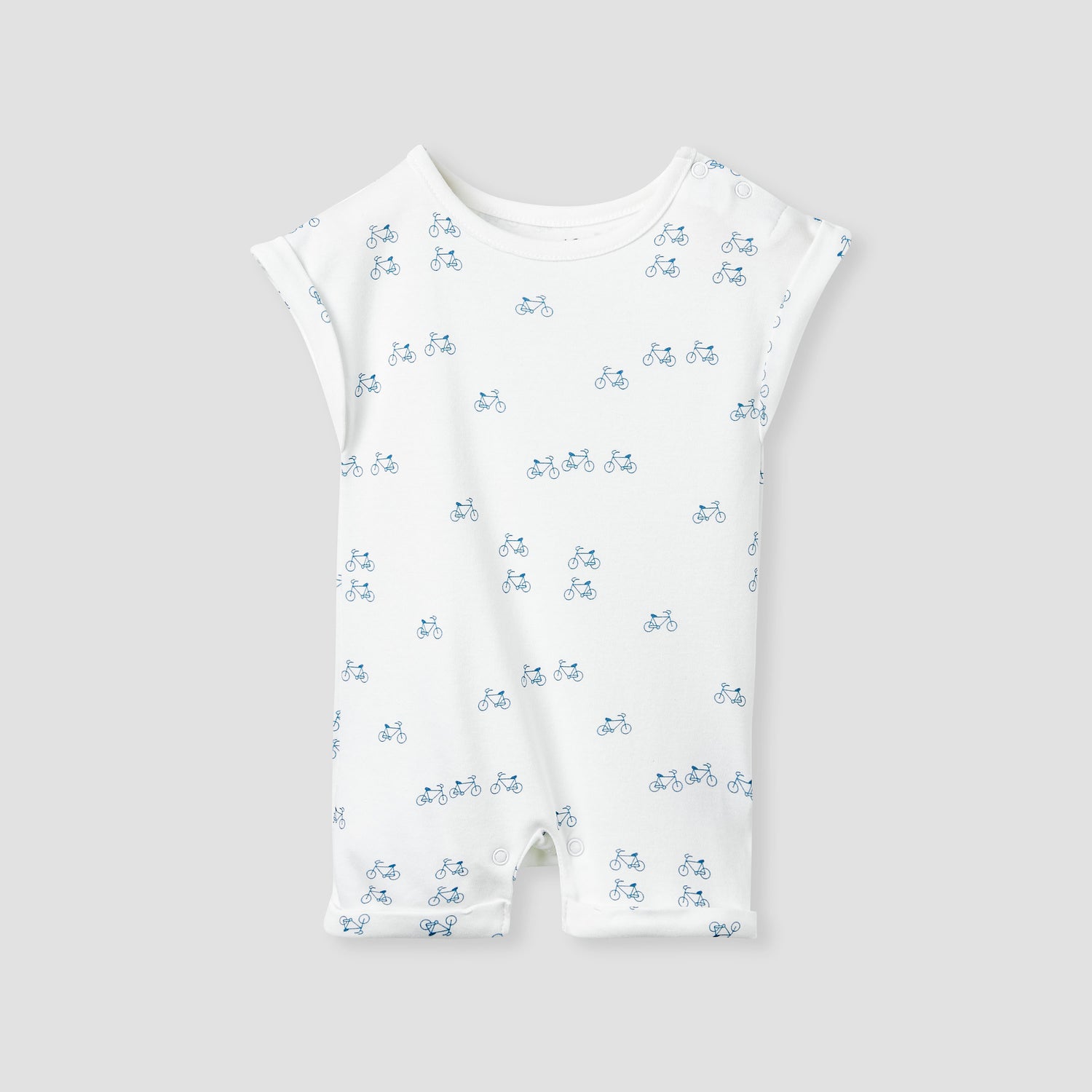 Juniors Printed Romper with Extended Sleeves - Set of 2