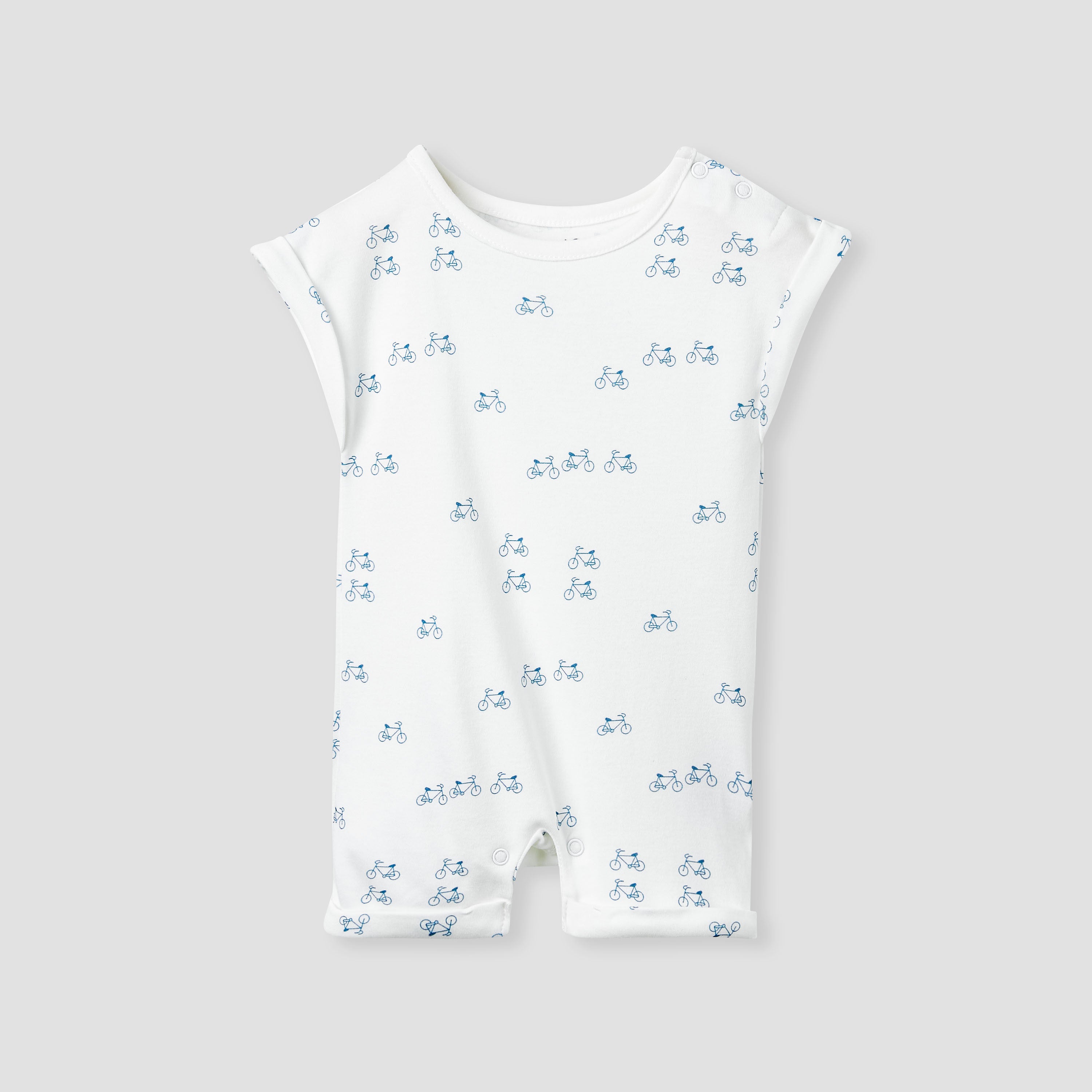 Juniors Printed Romper with Extended Sleeves - Set of 2