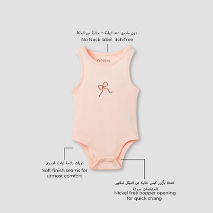 Juniors Assorted Sleeveless Bodysuit - Set of 5