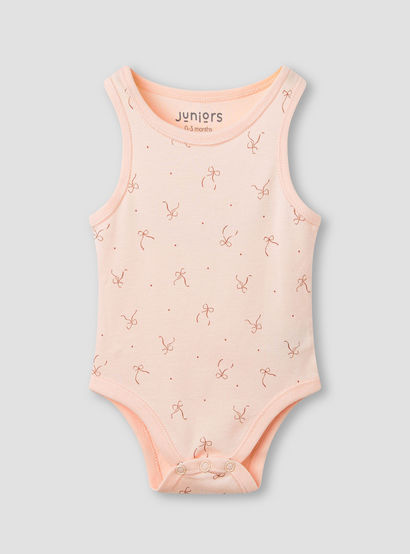 Juniors Assorted Sleeveless Bodysuit - Set of 5-baby-girls-clothing-bodysuits-image-6