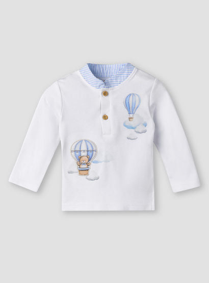 Giggles Cotton Mandarin Collar Long Sleeve Pyjama Set with Print-baby-boys-clothing-nightwear-pyjamasets-image-3
