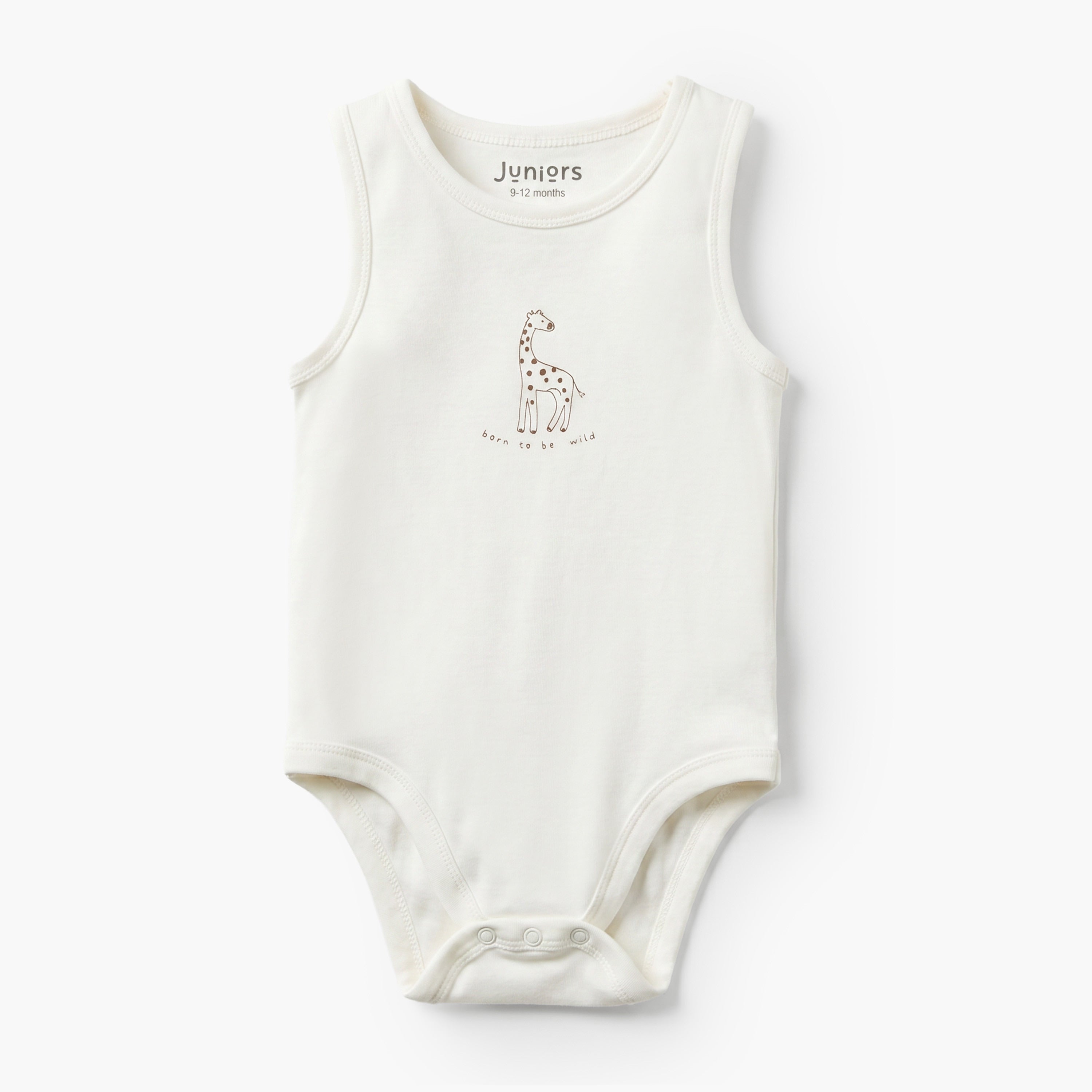 Juniors Printed Sleeveless Bodysuit - Set of 5
