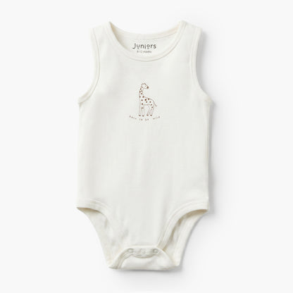 Juniors Printed Sleeveless Bodysuit - Set of 5