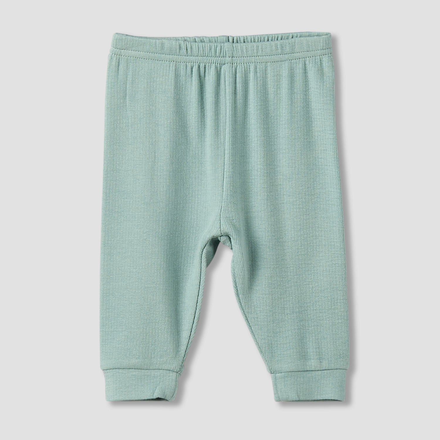 Giggles Collared Long Sleeves Pyjama Set with Ribbed Texture