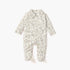 Juniors Dinosaur Print Sleepsuit with Collar and Zip Closure - White / 12-18 mths