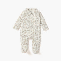 Juniors Dinosaur Print Sleepsuit with Collar and Zip Closure-undefined-image-1