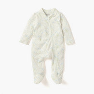 Juniors Printed Sleepsuit with Collar and Zip Closure-undefined-image-1