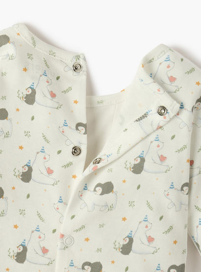 Juniors All-Over Print Closed Feet Sleepsuit with Long Sleeves - Set of 2-baby-boys-clothing-nightwear-sleepsuits-image-7