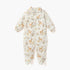 Juniors Animal Print Sleepsuit with Collar and Long Sleeves - Cream / 12-18 mths