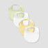 Pack of 4 Juniors Baby Bib with Snap Button Closure - Multicolour