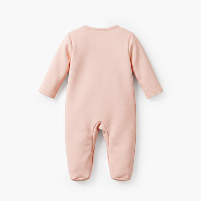 Pack of 3 Juniors Crew Neck Long Sleeves Sleepsuit with Deer Print