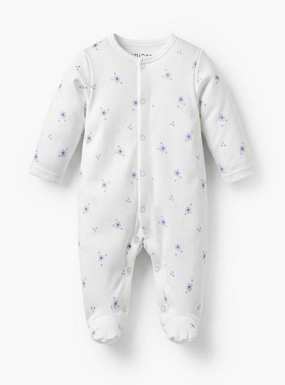Pack of 3 Juniors Bamboo Cotton Round Neck Long Sleeves Sleepsuit with Print-baby-girls-clothing-nightwear-sleepsuits-image-4