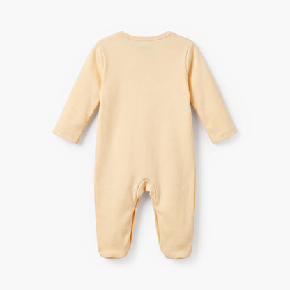 Pack of 3 Juniors Cotton Crew Neck Long Sleeves Sleepsuit with Squirrel Print