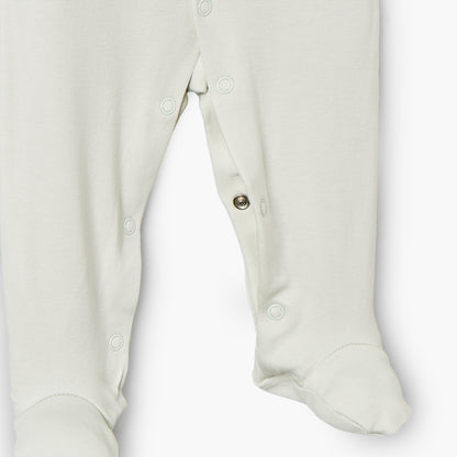 Pack of 3 Juniors Crew Neck Long Sleeves Sleepsuit with Giraffe Print