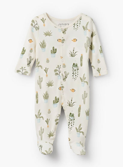 Pack of 3 Juniors Bamboo Round Neck Long Sleeves Sleepsuit with Assorted Print-baby-boys-clothing-nightwear-sleepsuits-image-5