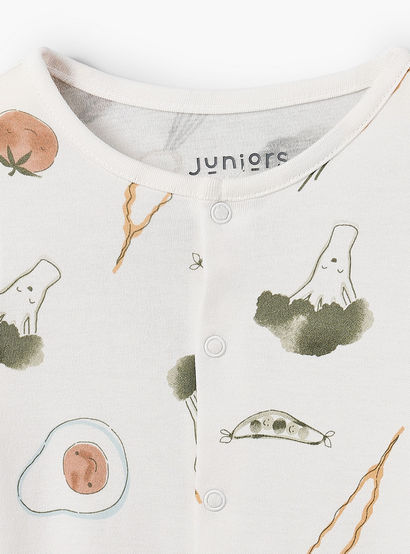 Pack of 3 Juniors Bamboo Round Neck Long Sleeves Sleepsuit with Assorted Print-baby-boys-clothing-nightwear-sleepsuits-image-6