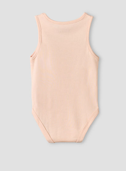 Pack of 5 Juniors Crew Neck Sleeveless Bodysuit with Safari Print-baby-girls-clothing-bodysuits-image-3