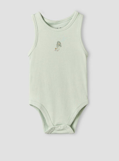 Pack of 5 Juniors Crew Neck Sleeveless Bodysuit with Safari Print-baby-girls-clothing-bodysuits-image-7