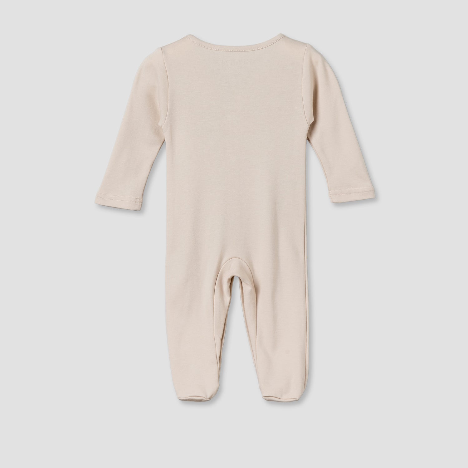 Pack of 3 Juniors Round Neck Long Sleeves Sleepsuit with Button Closure