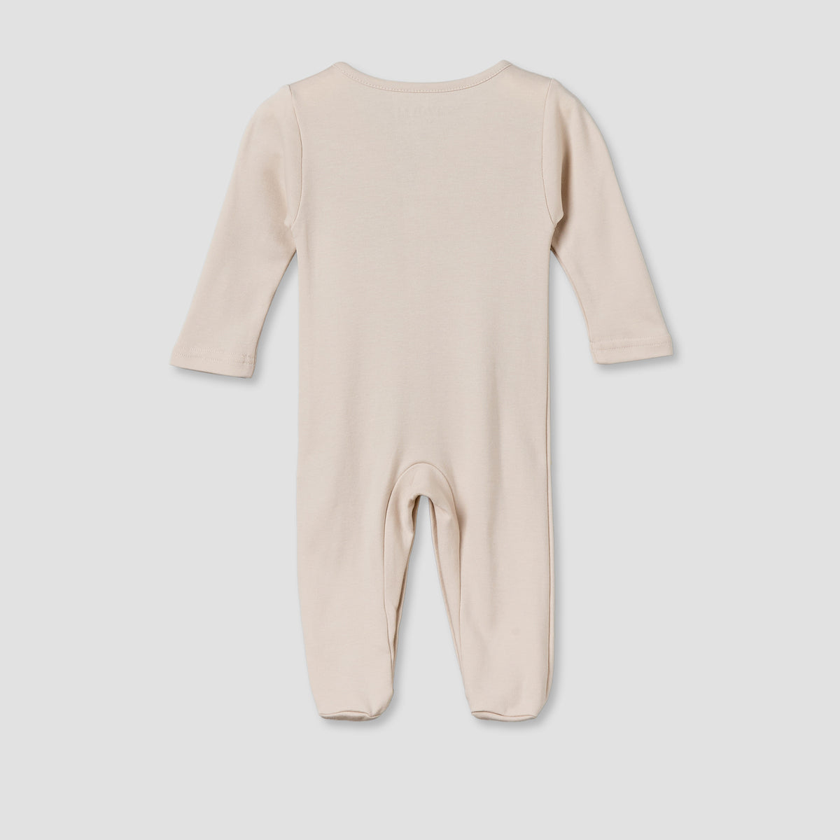 Pack of 3 Juniors Round Neck Long Sleeves Sleepsuit with Button Closure