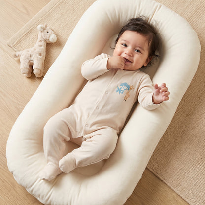 Pack of 3 Juniors Round Neck Long Sleeves Sleepsuit with Button Closure